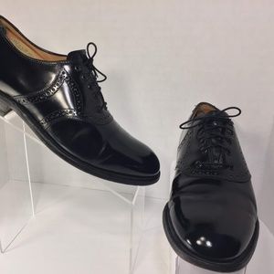 Johnston & Murphy  Handcrafted Black Oxford 8.5 D